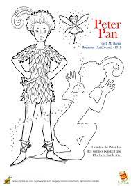 coloriage de contes et legendes peter pan pages disney dragon fanny