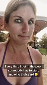 Husband and Wife at The Pool