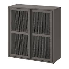 Ivar Schrank Mit Turen Grau Netz Ikea Osterreich In 2020 Cabinet Doors Ikea Ikea Ivar