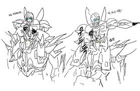 Predaking And Bumblebee Part 1 By P Sanoh T Transformers Comic Transformers Art Transformers Funny