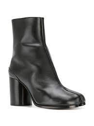 Maison margiela boots chelsea in burnished brown leather, us7. Maison Margiela Black Tabi Boots Henrik Vibskov Boutique