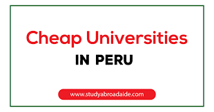10 Cheapest Universities in Peru for International Students - Study Abroad  Aide