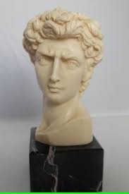 G Ruggeri Italian Sculpture David Alabaster by OnceAgainTreasure