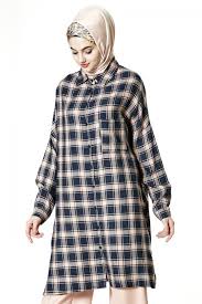 Kyl Collection Tesettur Ekose Tunik Modelleri Moda Tesettur Giyim Moda Ekose Tunik