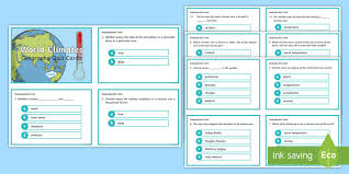 Read on for some hilarious trivia questions that will make your brain and your funny bone work overtime. Year 3 Geography World Climates Quiz Cards