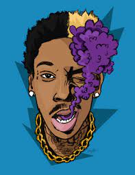 Iblog126 Com Rapper Art Hip Hop Art Wiz Khalifa