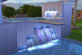 Make A Waterfall Sims House Sims 4 Houses Sims 4 House Design