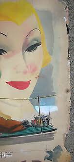 1940's? Earl Oliver Hurst Original Signed Painting-Cute Girl Admired by  Painter!