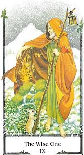 The Tarot Of Eli The Tarot Of The Old Path Key 9 The Wise One The Thoth Tarot Key 9 The Hermit Old Path Tarot Thoth Tar In 2020 The Hermit Tarot