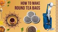 Round tea bag packing machine - form fill seal