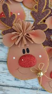 Manualidades de Renos Navideños en Foamy