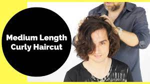 Curly hair can be a great asset if you know how to style it like the pro hairstylists. Medium Length Curly Haircut For Men Thesalonguy Youtube