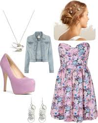 Bun Jacket And Floral Dress Image Cute Church Outfits Fashion Outfits For Teens