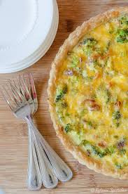 Cheesy Broccoli Bacon Quiche Recipe Savory Simple Recipe Recipes Bacon Quiche Recipe Quiche Recipes