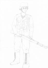 Add a little history to your art lesson when you learn how to draw a ww2 plane. German Soldiers Ww2 Drawing Drawing Tutorial Easy