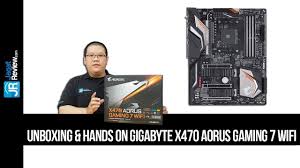 Unboxing Hands On Gigabyte X470 Aorus Gaming 7 Wifi Youtube