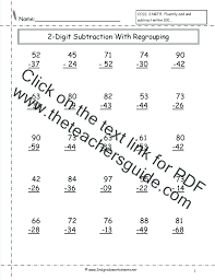 Line up the numbers according to place value taking care to place the bigger 1st grade math. Free Math Worksheets Printouts Addition Grade Fraction Printable Puzzles Worksheet Kg Decimal Fun Subtracting Fractions Borrowing Snowtanye Com