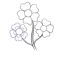 How to draw a flower step by step in 6 minutes! How To Draw Cartoon Flowers Easy Step By Step Drawing Guides