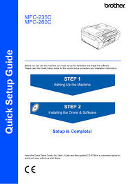 Scannertreiber muss separat über den gerätemanager hinzugefügt werden. Brother Mfc 235c Quick Setup Manual Pdf Download Manualslib