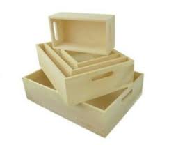 Impilabile in legno cassette scatola 40x30x14 cm tinta unita decorativo pino con. Vassoio Legno Grezzo Decoupage Cassetto Cassetta Naturale Colazione Fai Da Te Ebay