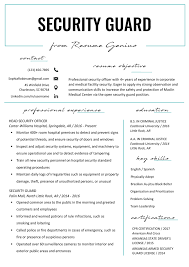 Security Guard Resume Sample Writing Tips Resume Genius Security Resume Writing Tips Resume Examples
