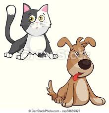 Chris desatoff is a cartoonist and blogger whose comic strips have been published in writehackr magazine. Cartoon Cat And Dog Illustrations Cute Cartoon Cat And Dog Illustrations All Elements Are Grouped Together Logically And Canstock