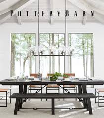 Try a simple glass base to decorate without making it feel cluttered. Pottery Barn Ballantynes Department Store