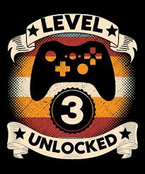 What are the best birthday party games? Level 3 Unlocked Gamer Happy Birthday Digital Art By Organicfoodempire