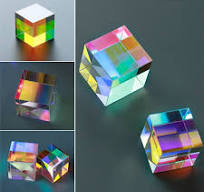 Setben Optical Glass X-cube Dichroic Cube Prism RGB Combiner Splitter  Educational Gift