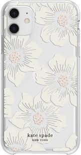 Check spelling or type a new query. Kate Spade New York Protective Hard Shell Case For Apple Iphone 11 Cream With Stones Hollyhock Floral Clear Ksiph 131 Hhccs Best Buy