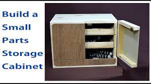 You'll also see how to attach the cabinet to the wall. How To Make A Small Parts Cabinet Storage Cabinets Youtube