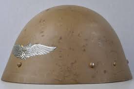 M34 Czech reissued Luftschutz helmet - Bevo Militaria - Military antique shop