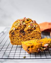 This low sugar pumpkin bread is very easy to make! Healthy Pumpkin Bread Vegan Shuangy S Kitchen Sink