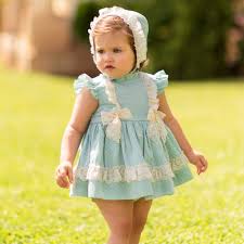 Dolce Petit Baby 3 Piece Dress Set Spanish Girl Clothes Spanish Baby Clothes Spanish Baby Dresses