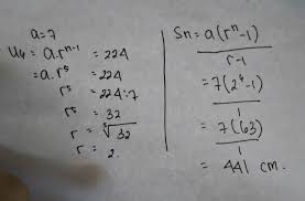 Play this game to review mathematics. Sebuah Tali Dipotong Menjadi 6 Bagian Dan Membentuk Barisan Geometri Jika Potongan Tali Terpendek Brainly Co Id