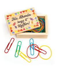 Teacher Gift Personalized Box For Rubber Bands And Paper Etsy Teacher Gifts Personalised Box Gift Quotes