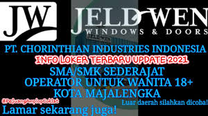 Temukan juga kesempatan karir lowongan september dan nopember bagi lulusan smk dan sma smu sederajat. Info Loker Terbaru Update 2021 Di Pt Chorinthian Industries Indonesia Majalengka Dan Sekitarnya 18 Youtube