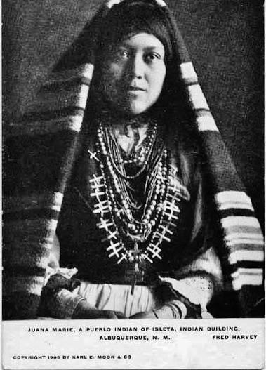 On the left is a photo of Juana Maria, a Native Californian woman who was  the last surviving member of her tribe, the Nicoleño, and who lived in a  whalebone hut (pictured