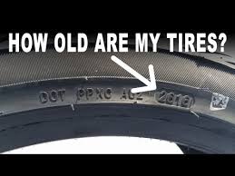 how old are my tires how to check tire age youtube