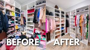 In addition to prepping for your piles, bring along cleaning supplies like damp rags, multipurpose cleaner, and a broom and dustpan or vacuum cleaner. Organize My Closet With Me Spring Cleaning 2020 Youtube
