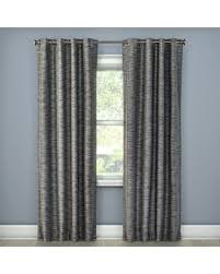 Eclipse 95 X50 Tara Stripe Blackout Curtain Panel Gray Eclipse From Target Bhg Com Shop Panel Curtains Light Blocking Curtains Blackout Curtains