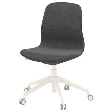 Langfjall Office Chair Gunnared Dark Gray Black Ikea Office Chair Upholstered Chairs Ergonomic Office Chair