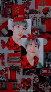 Red Aesthetic Bts Wallpapers On Wallpaperdog