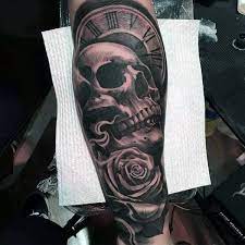 It is know that black and grey tattoos were initially used in the 70s and 80s by inmates that had no access to colored inks. 90 Black Ink Tattoo Designs For Men Dark Ink Ideas