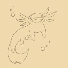 On this page you will find 4 pictures of axolotl drawing. Can You Draw