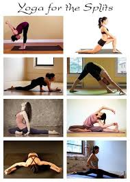 Start By Holding Each Pose For 30 Seconds On Each Side Work Your Way Up To 1 3 Min Split Yoga Exercise Workout