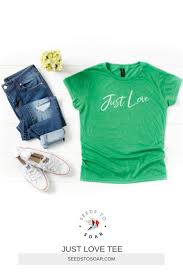 Just Love Positivity Tee Motivational Phrase T Shirt Inspirational Gifts For Her Trendy Women S Tees S 2xl In 2020 Trendy Womens Positive Tees Inspirational Gifts