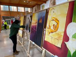 Con Exposición de la pintora María Ester Chapa finaliza ciclo 'Más Arte,  Más Salud' en el Hospital Puerto Montt