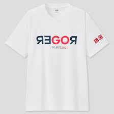 I get compliments all the time and people are suprised they're uniqlo based on the quality. Roger Federer Paris 2020 Bedrucktes T Shirt Uniqlo