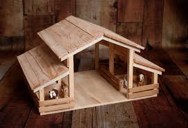 Wood Toy Barn With 4 Stalls Creches De Noel En Bois Plans Jouets En Bois Jouets En Bois